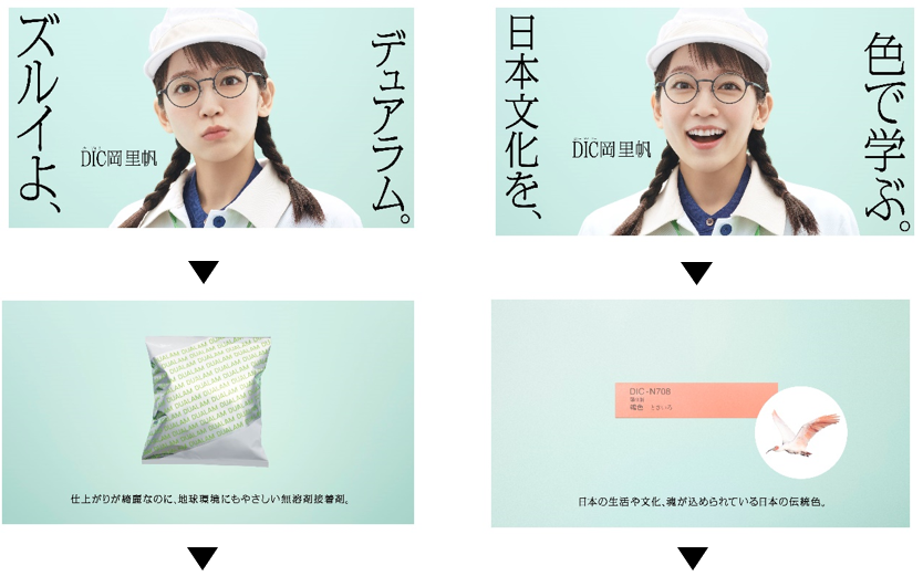 DIC、吉岡里帆さん演じる化学大好き「DIC岡里帆シリーズ」CM第2弾を