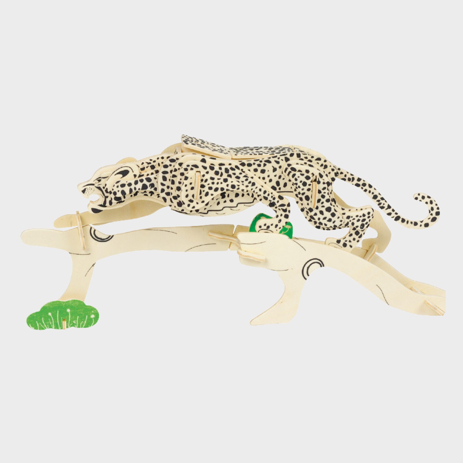 Africa's Legends Cheetah 3D Puzzle Set - African Rainbow Craft
