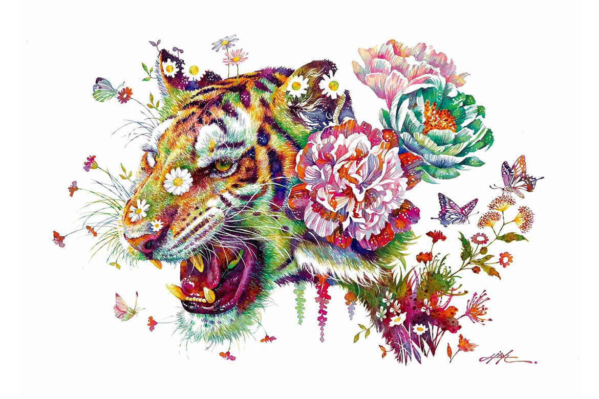 植物とモチーフを融合し、水彩で命を吹き込む水彩画家〜タケダヒロキ