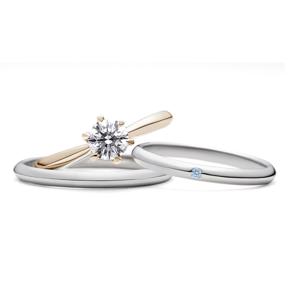 Pure - AFFLUX |愛する人へ贈るゆびわ言葉®がついた婚約・結婚指輪