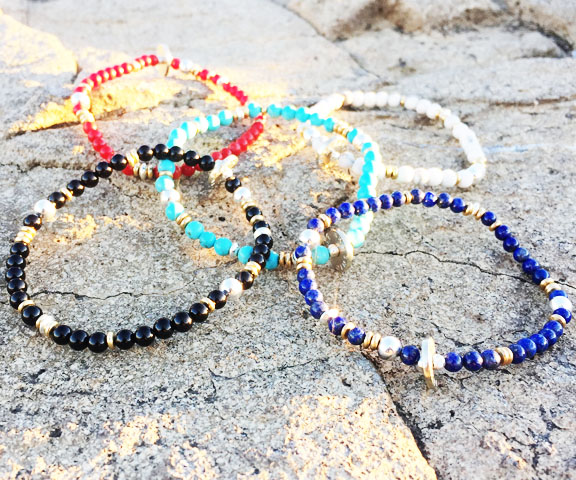 NATURAL STONE BRACELET(天然石 ブレスレット）｜AKASHIC TREE