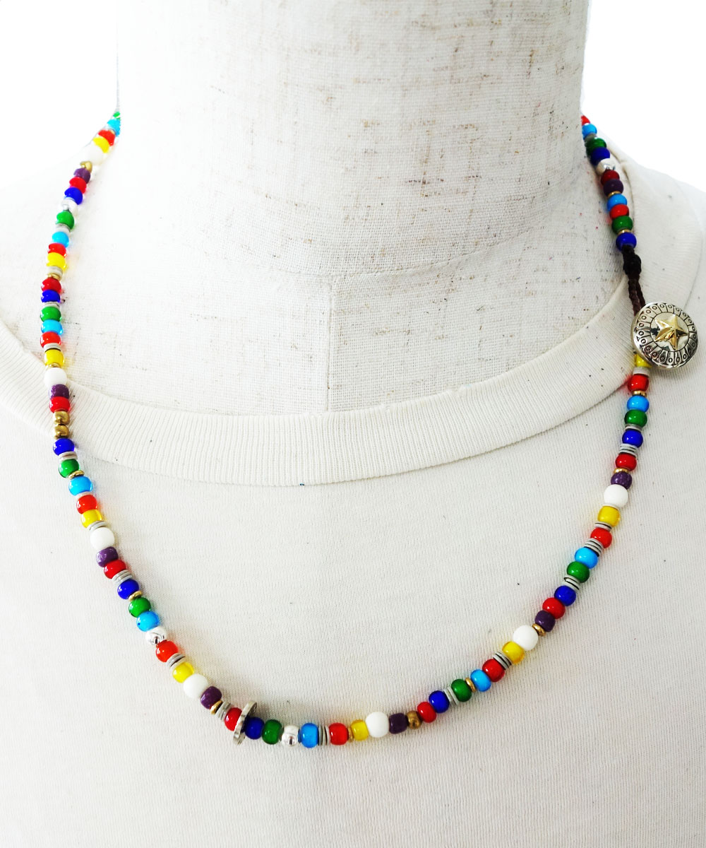 WHITEHEART ＆SHELL NECKLACE(ホワイトハート＆シェルネックレス