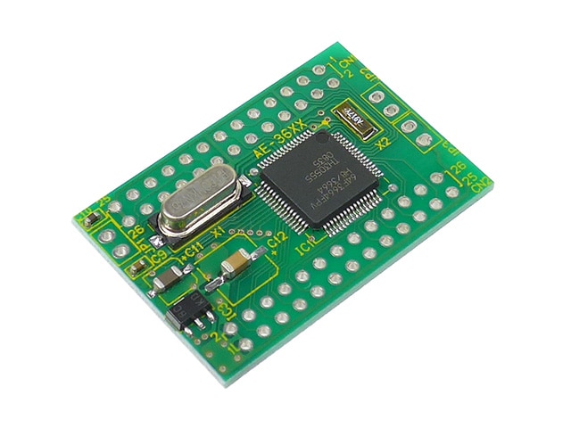 AKI-H8/3664F(QFP) タイニーマイコンキット: 開発ツール・ボード 秋月