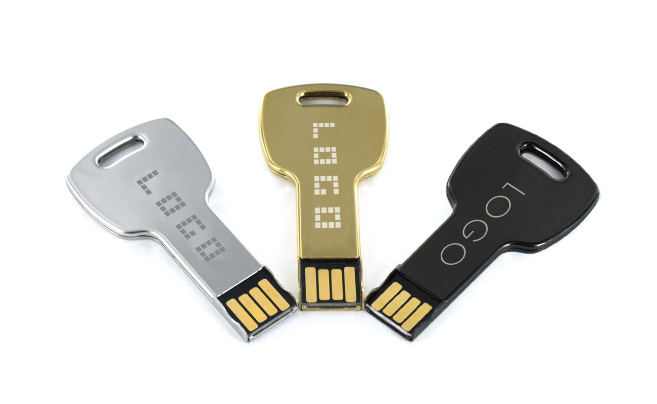 USBフラッシュメモリ AIM-USB-16】鍵型 | OEM専門デジタルノベルティグッズ