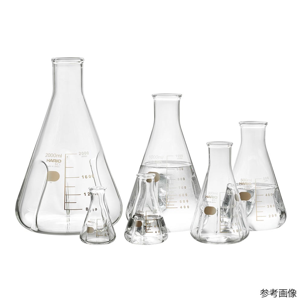 4-4574-05 バッフル付き三角フラスコ 500mL BSF-500-SCI 【AXEL】 アズワン