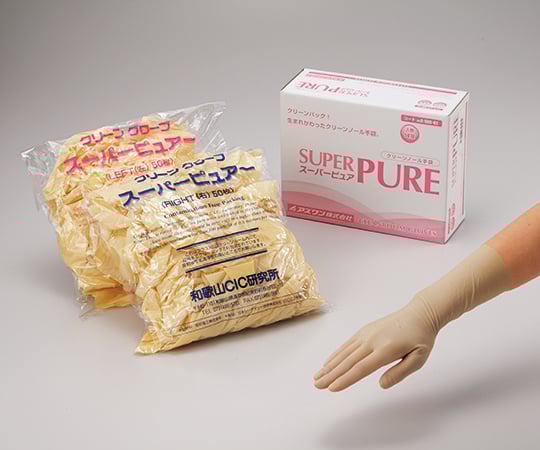 6-906-02 スーパーピュア（ラテックスパウダーフリー）クリーンパック