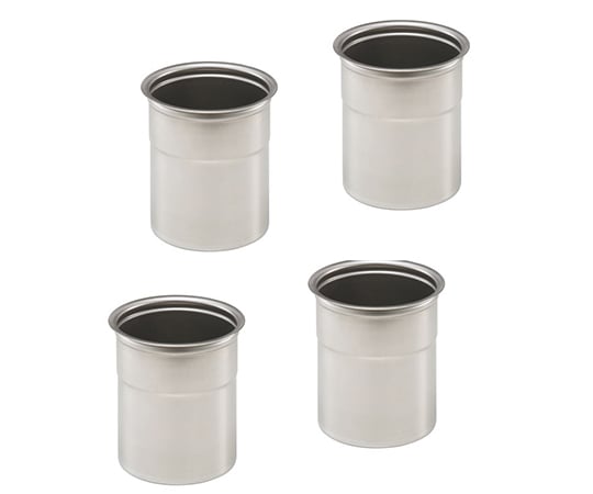 61-6665-70 パコジェット 蓋付ビーカー（4個セット）PJ-1・PJ-2・PJ-Jr