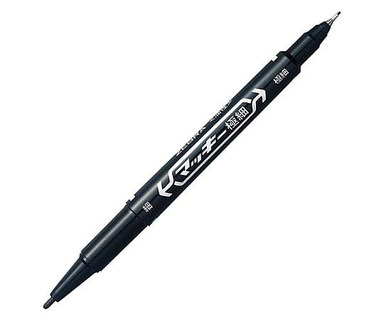 61-0689-32 油性マーカー マッキー極細 黒 MO-120-MC-BK 【AXEL】 アズワン