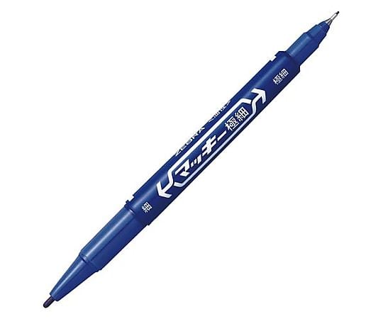 61-0689-33 油性マーカー マッキー極細 青 MO-120-MC-BL 【AXEL】 アズワン