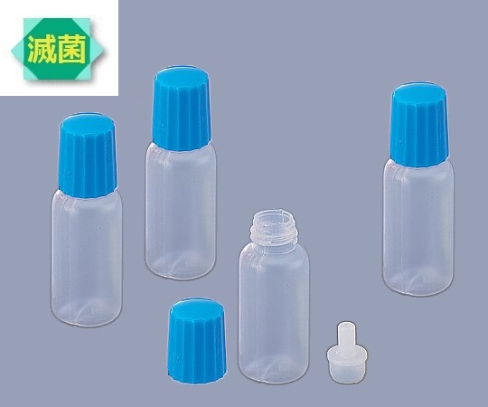 64-8075-54 A点眼容器 青 EOG滅菌済 100個入 10ccセット 【AXEL】 アズワン