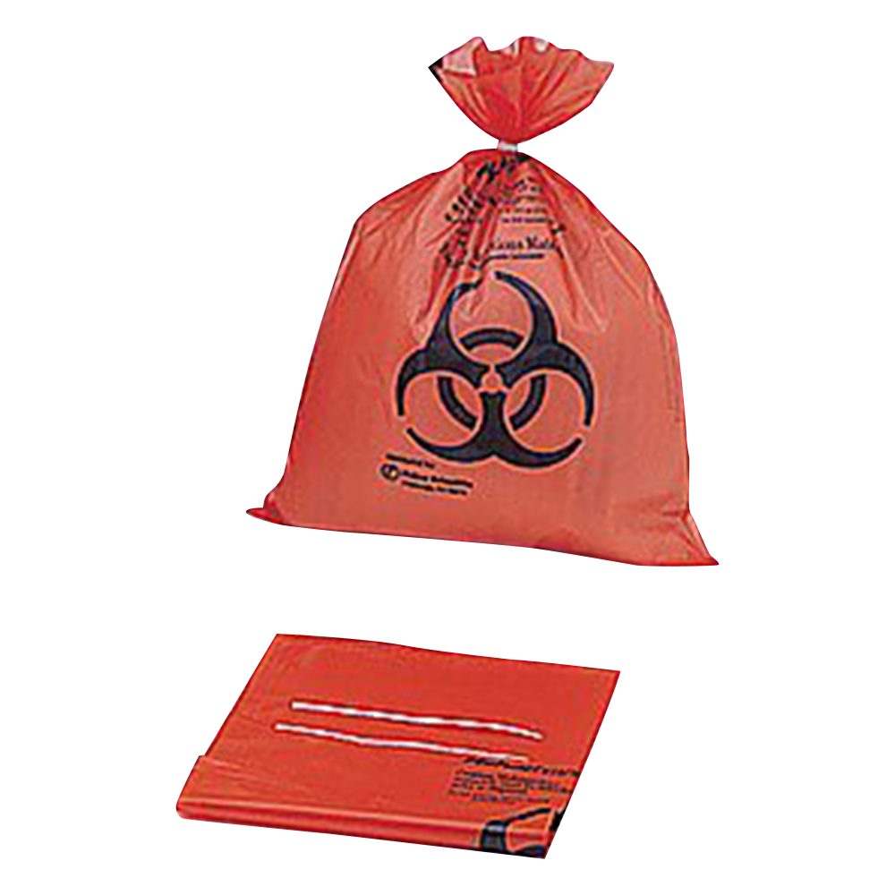 7-5324-02 滅菌表示付オートクレーブバッグ オレンジ 480×580×0.05mm 1