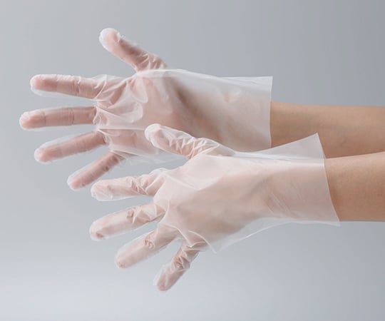 7-6429-01 エンボス手袋 5本絞り（ロール500） S 【AXEL】 アズワン