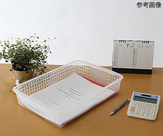 7-7827-01 インデックスバスケットワイドII クリア 3050C 【AXEL