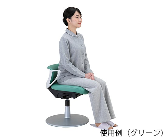 7-9665-03 患者用いす ピコラ 円盤脚 ネイビー KK-1N 【AXEL】 アズワン