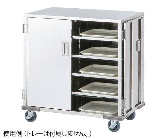 7-920-01 配膳車（開き戸タイプ） 890×570×1000mm SCK-10 【AXEL