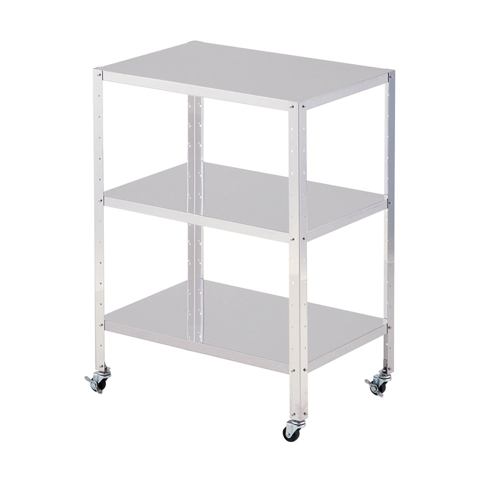 8-4772-02 ステンレスワゴン ラージ 3段 【AXEL】 アズワン