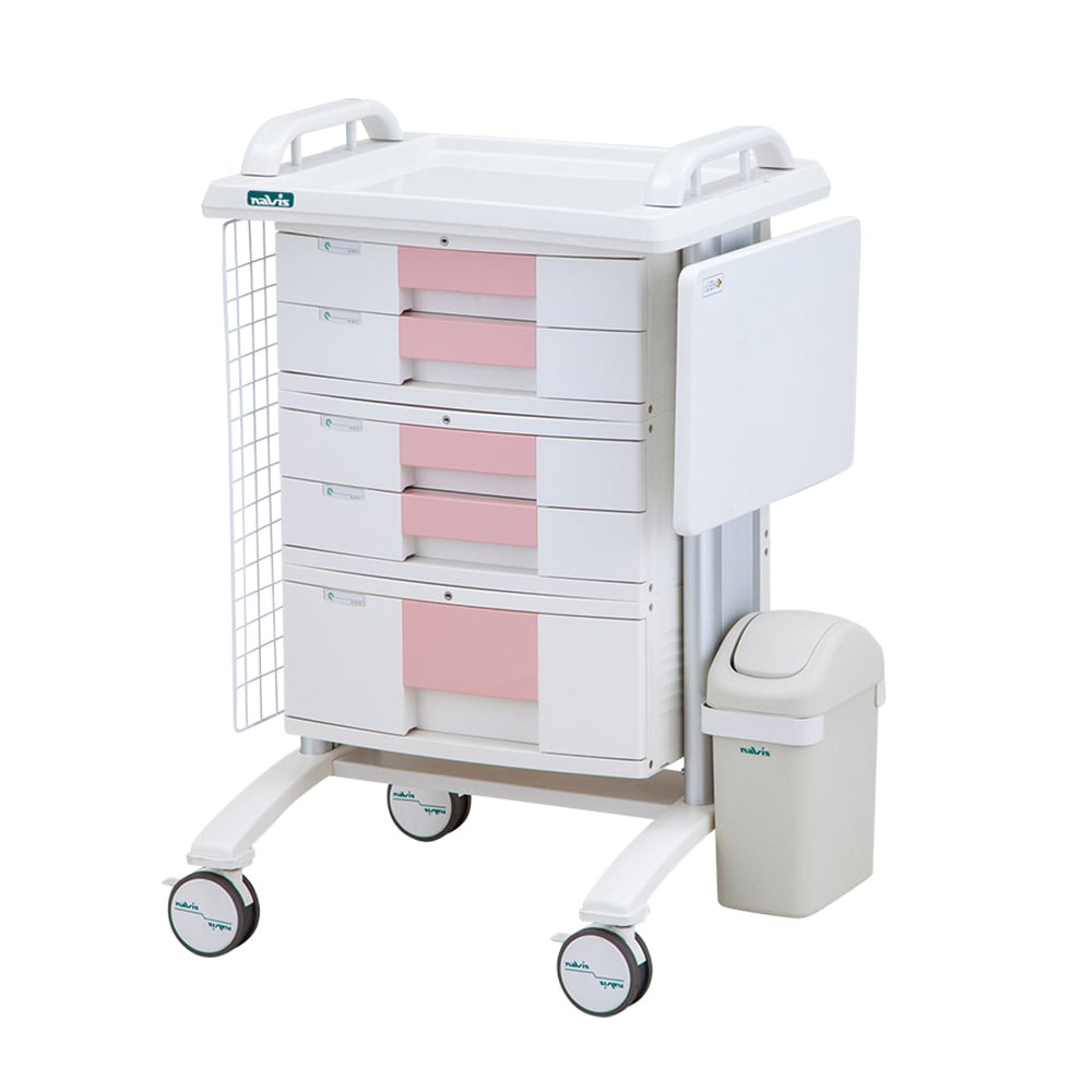 8-8973-13 カレンカートⅡ（処置） ピンク SC-S2P 【AXEL】 アズワン