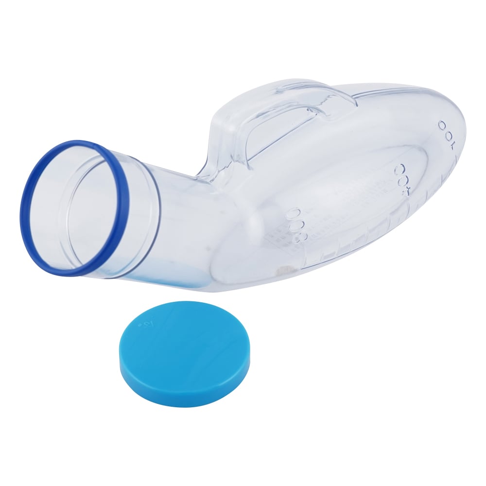 0-8733-01 透明尿器 （男性用／800mL） 02811150(男性用) 【AXEL