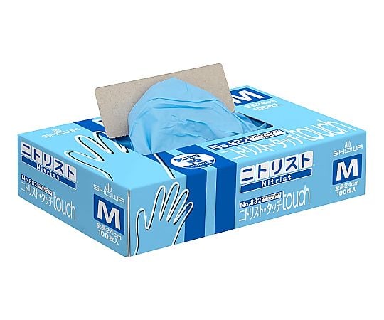 1-2225-12 ニトリスト®・タッチ M 100枚入 882-M 【AXEL】 アズワン
