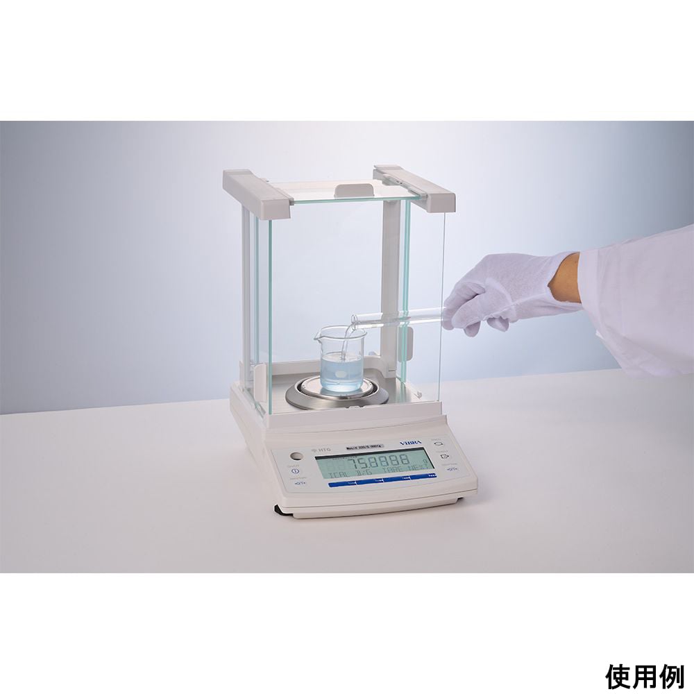 1-4891-21 分析用電子天びん 音叉式 秤量80g HTG84R 【AXEL】 アズワン