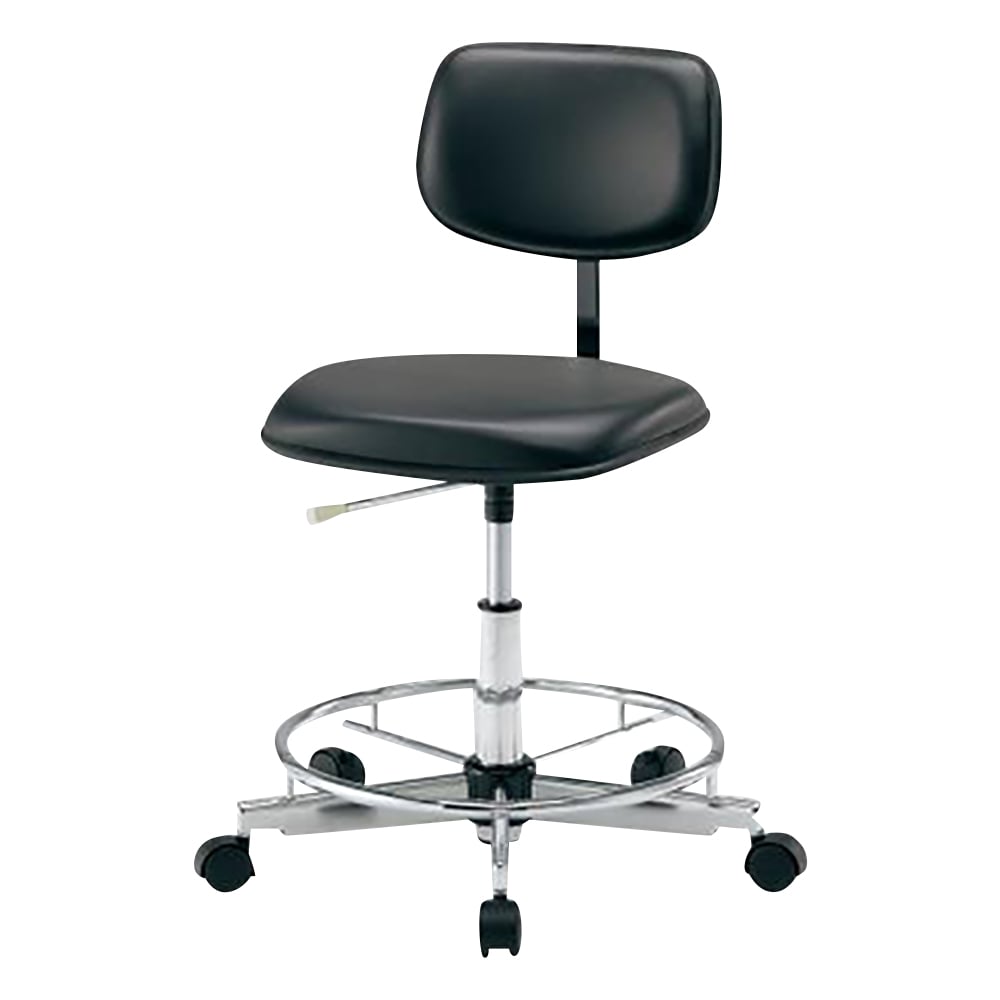 2-670-01 クリーンカラフルスタンダードチェア（クラス100対応） 足掛