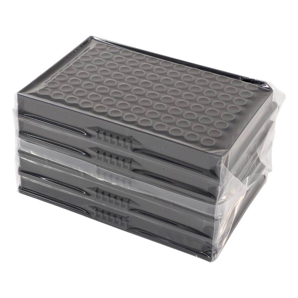 3-3321-02 黒色マイクロプレート 平底 96well・I型 未滅菌（フタなし