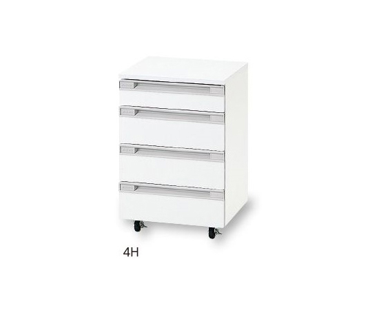 3-5838-11 移動式ユニット 引出し4段 4H 【AXEL】 アズワン