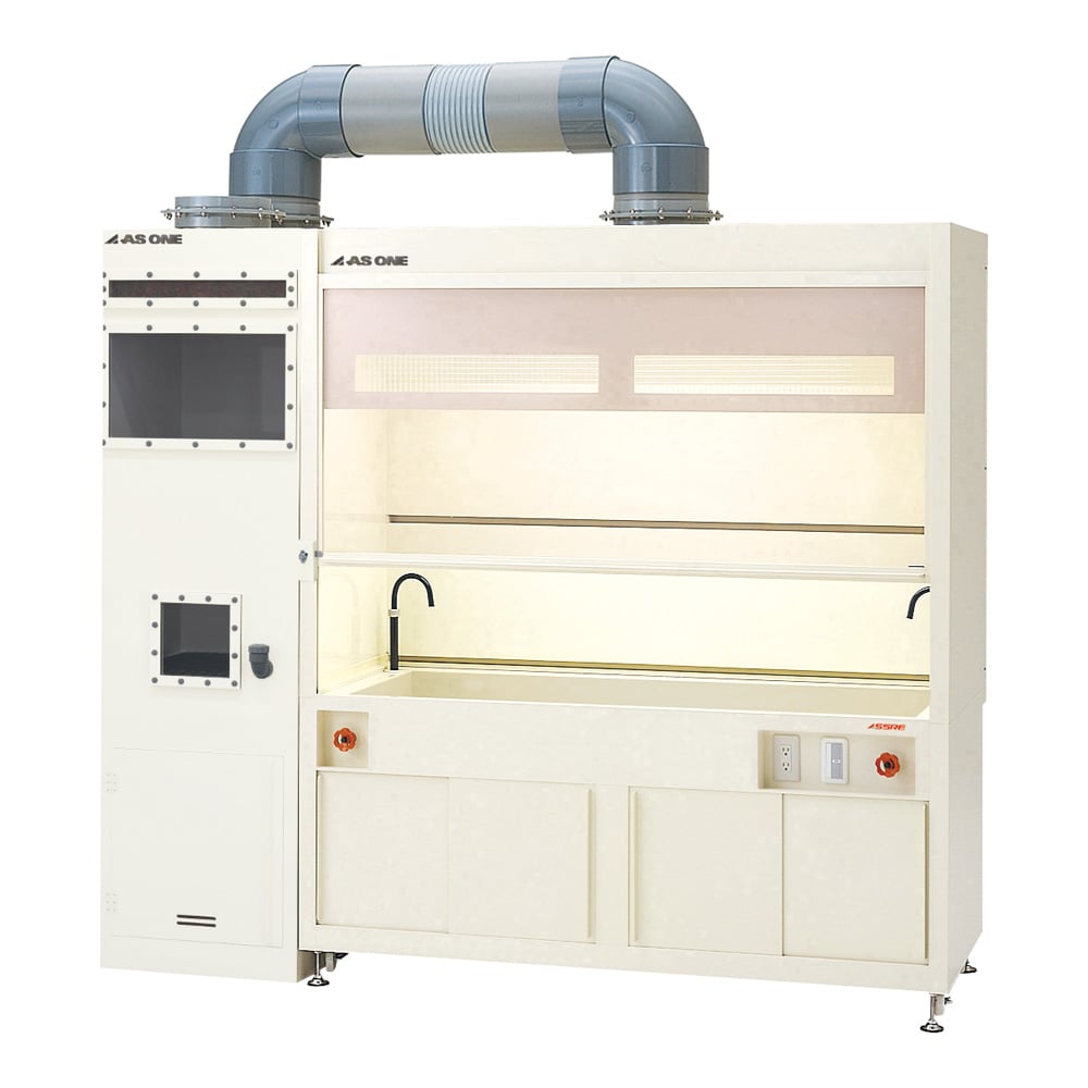 3-5862-01 エッチングチャンバー 1槽タイプ・湿式スクラバー横置き