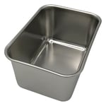 1-4529-09 ステンレス深型組バット 5号 267×186×82mm 44005 【AXEL