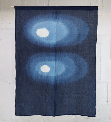 藍染 麻のれん ひかり1 – AiAii