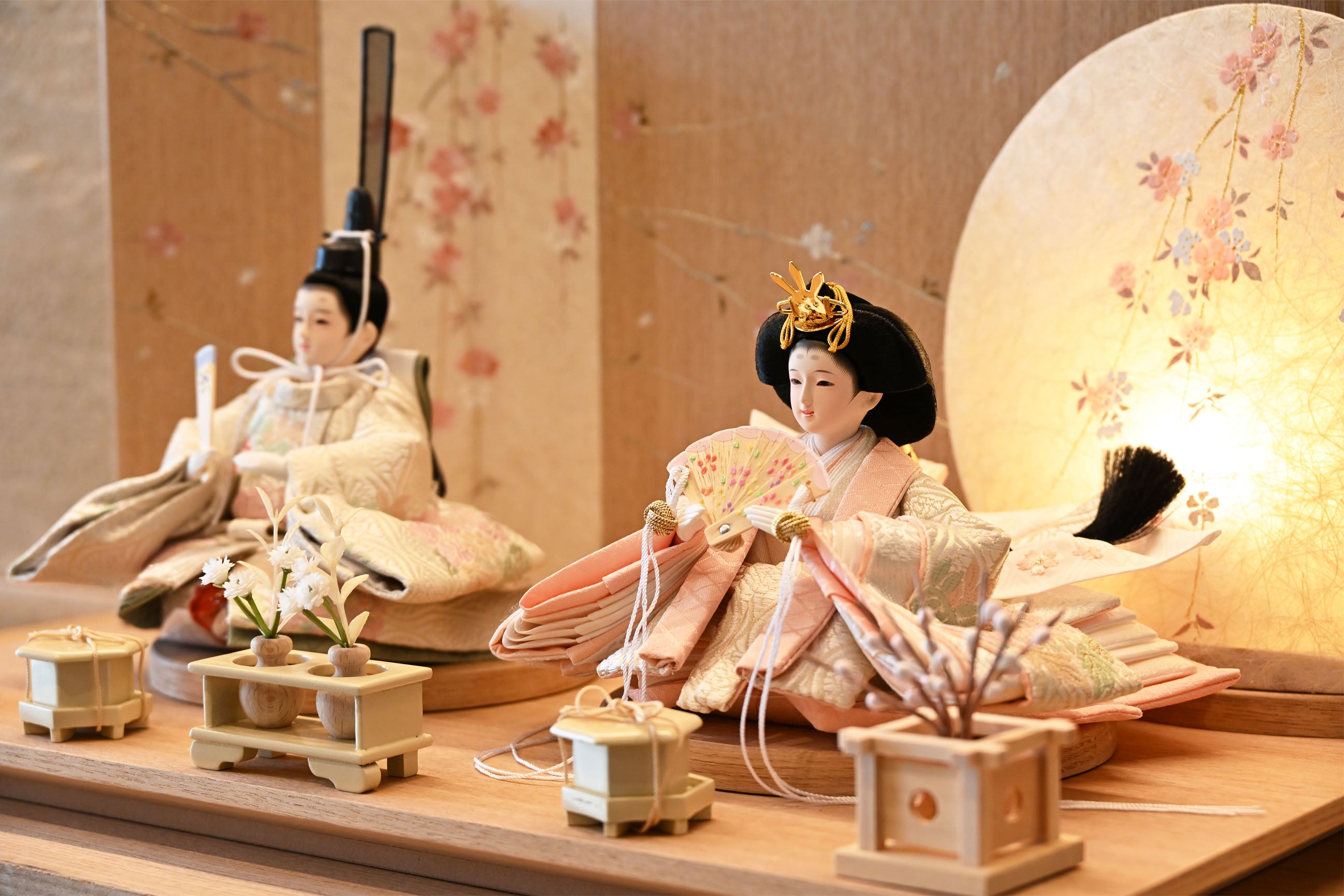 №083360｜桃花さくら｜親王飾り｜きれい｜ – 人形のあいはる