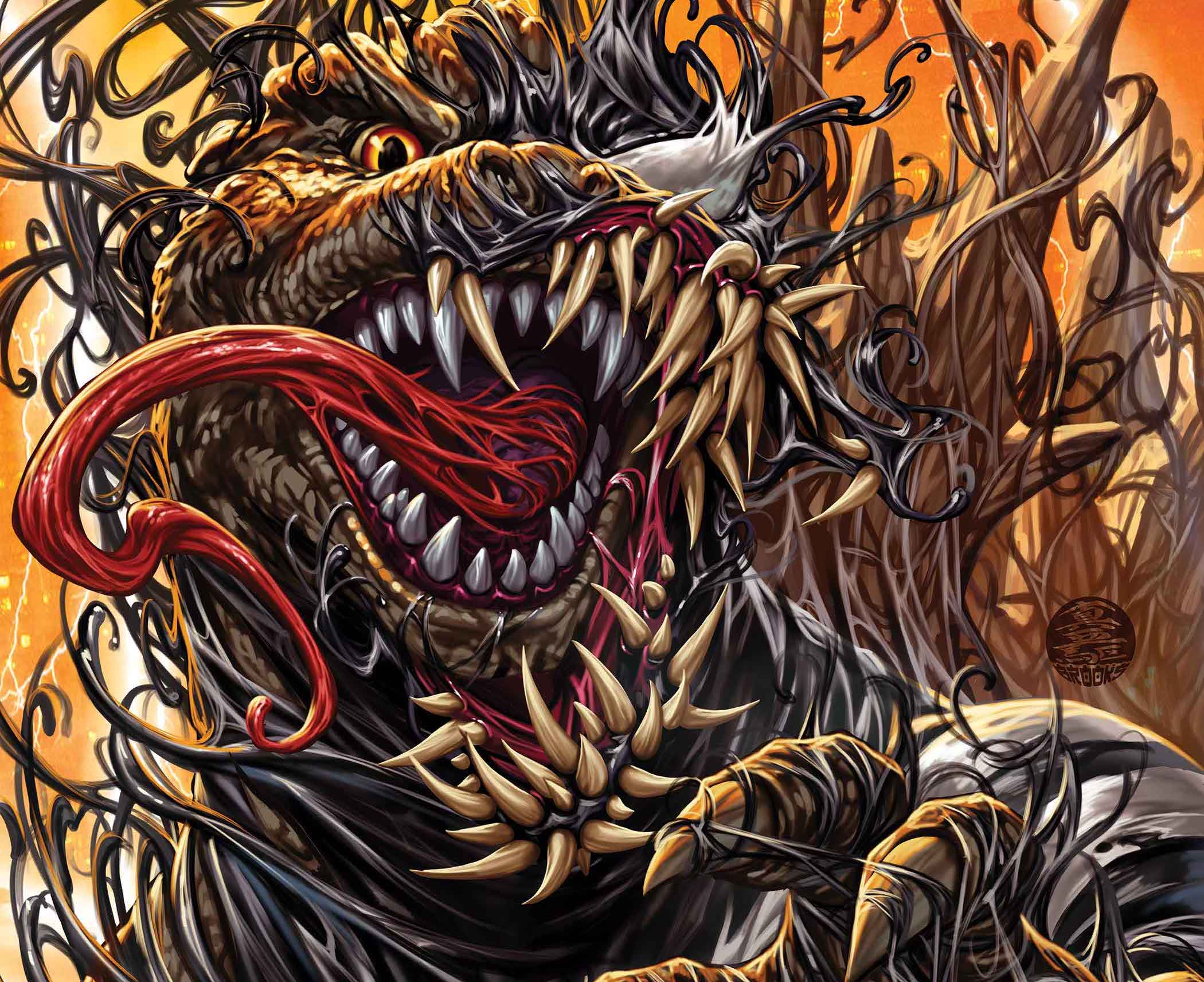 Venom symbiote increases the danger in 'Godzilla Destroys the