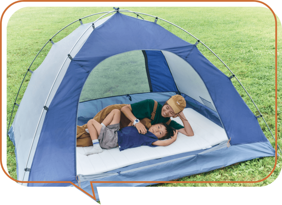 キャンプでも快適な睡眠を！ - airweave（エアウィーヴ）｜公式