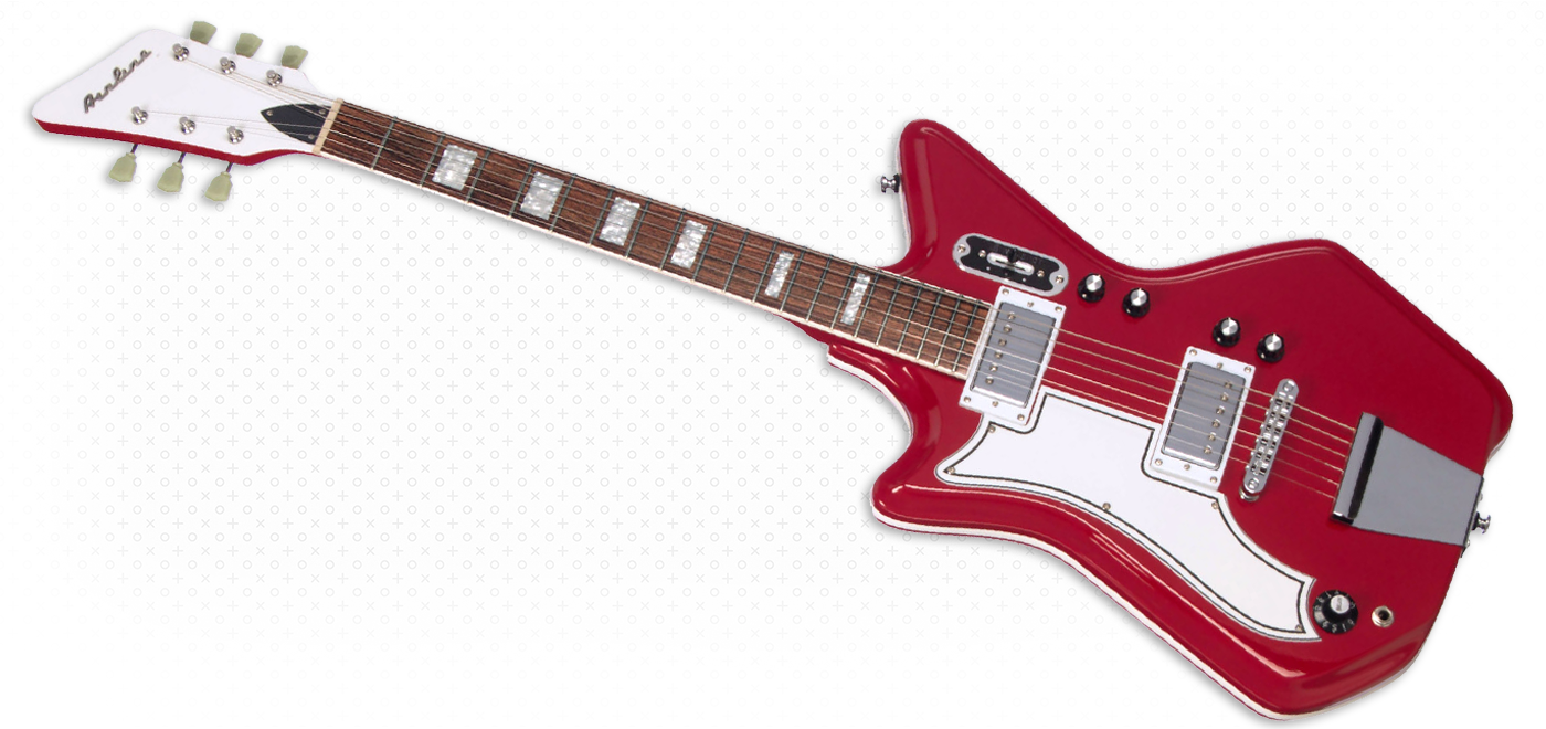 Airline Guitars Jetsons '59 2P Red LEFT-HANDED | Airline Guitars
