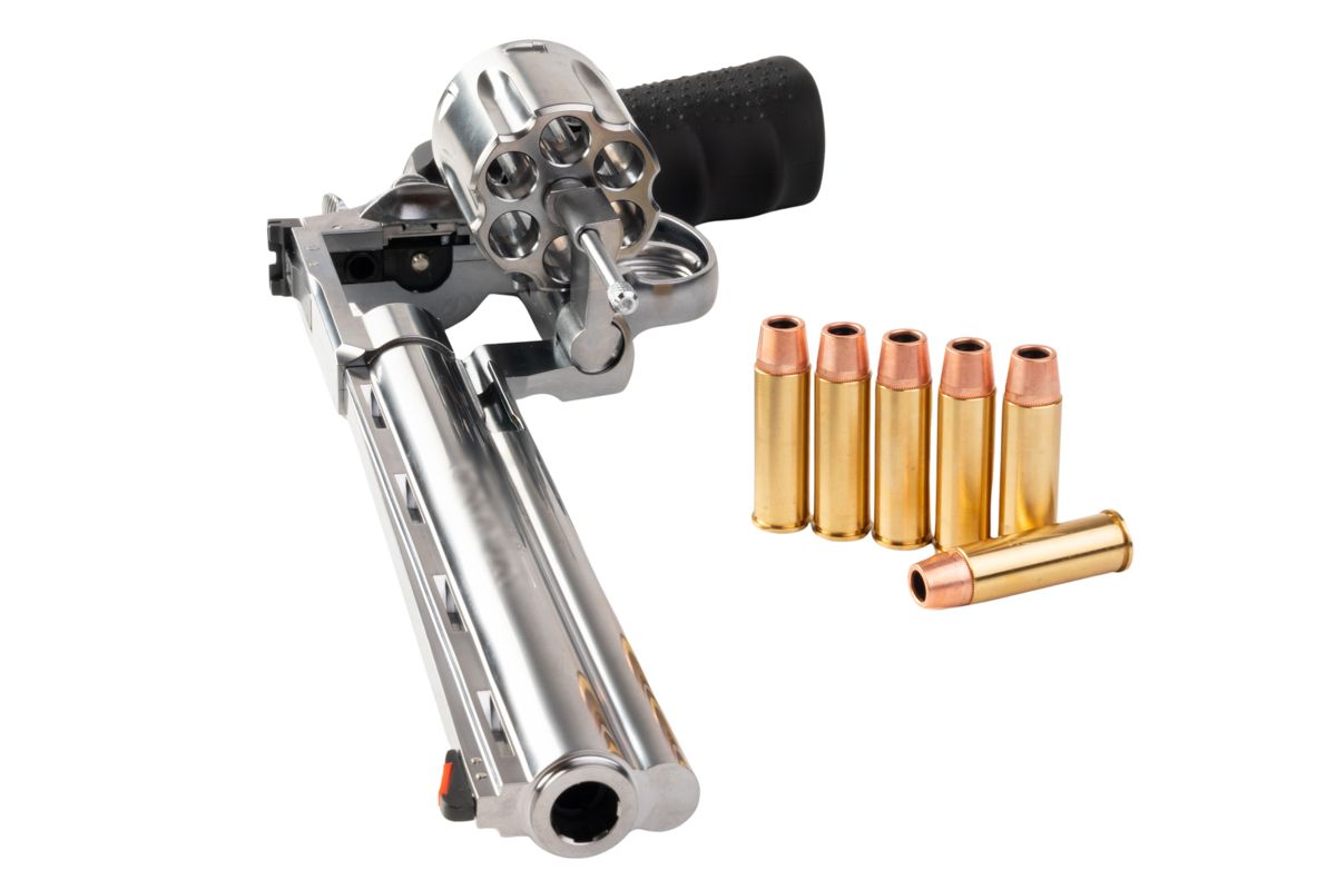 MARUSHIN アナコンダ 44 マグナム リボルバー (8 インチ) - 銀(ぎん