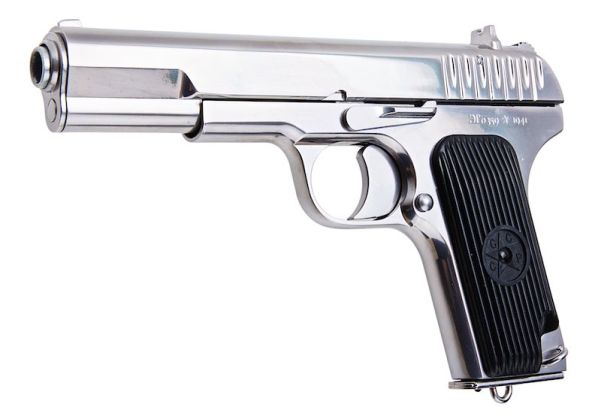 SRC TT33 SR-33 GBB エアソフト ピストル - シルバー - AIRSOFT GOGO