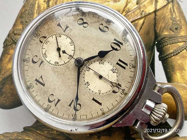 精工舎 セイコー カラフ 手巻き 17石 23型 OH済み（カラフ海軍夜光秒