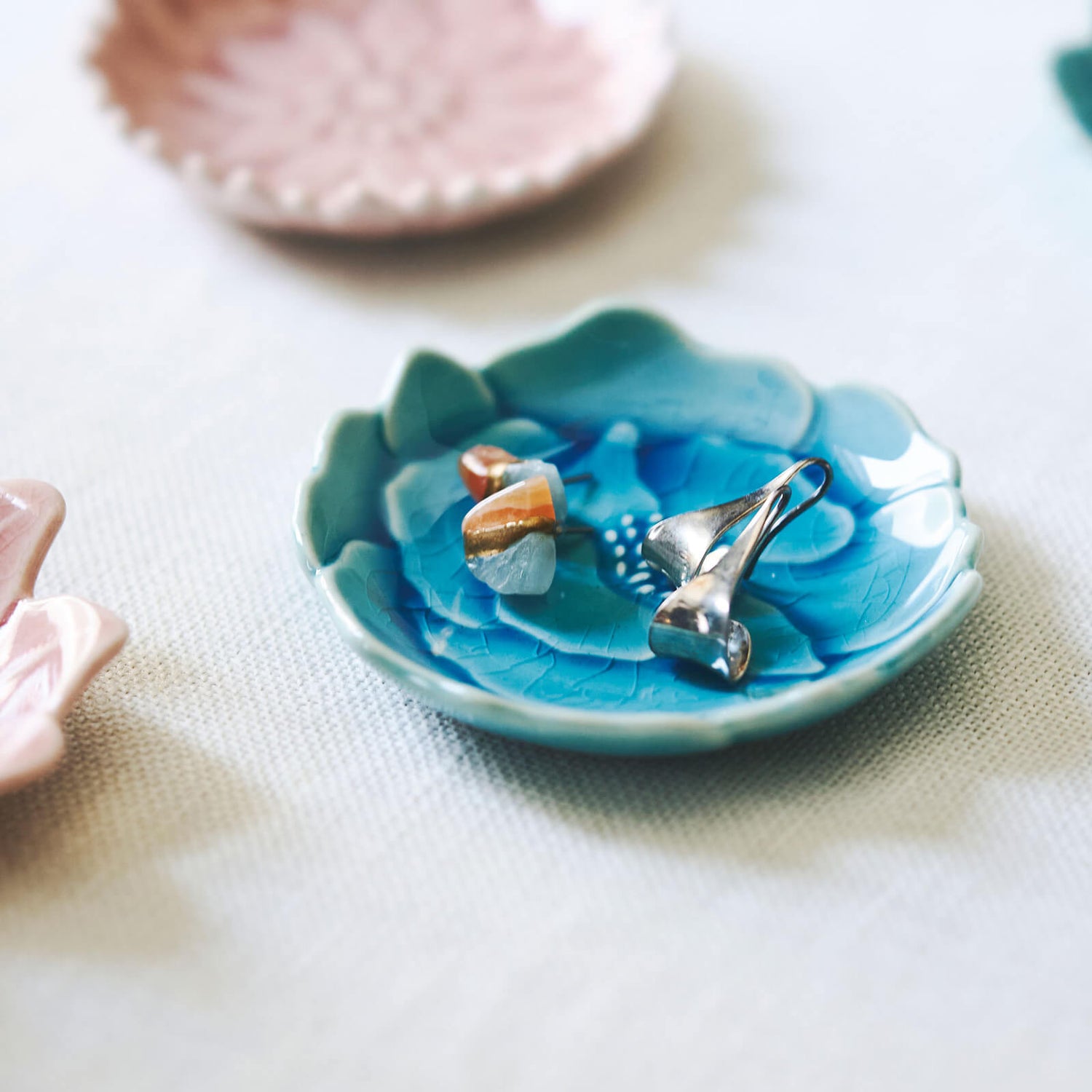 年末縁セット 豆青3点まとめ 片手持ち＋ブレスレット＋バングル シャー