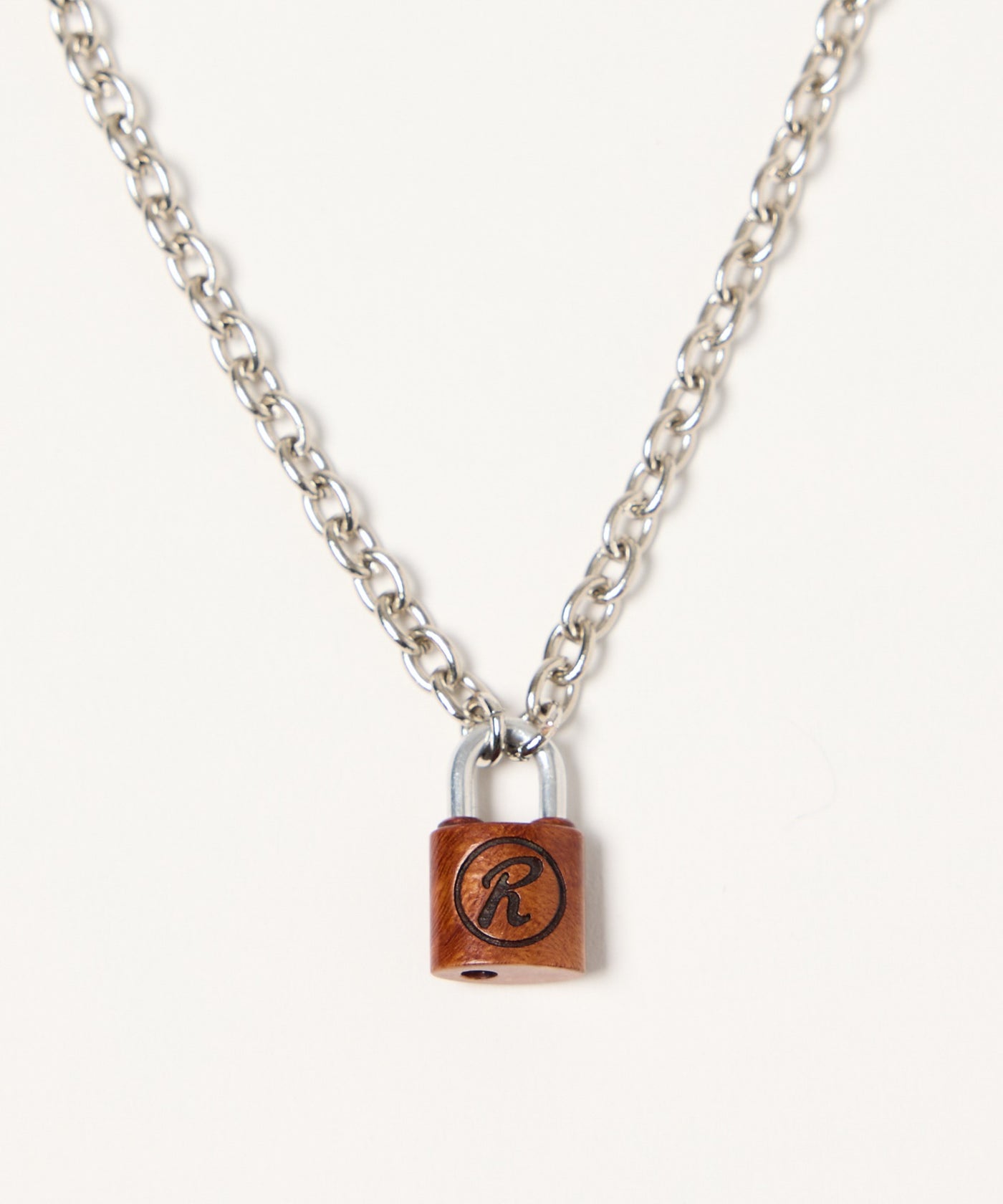 TSUGE×AIVER ウッドパドロックネックレス
