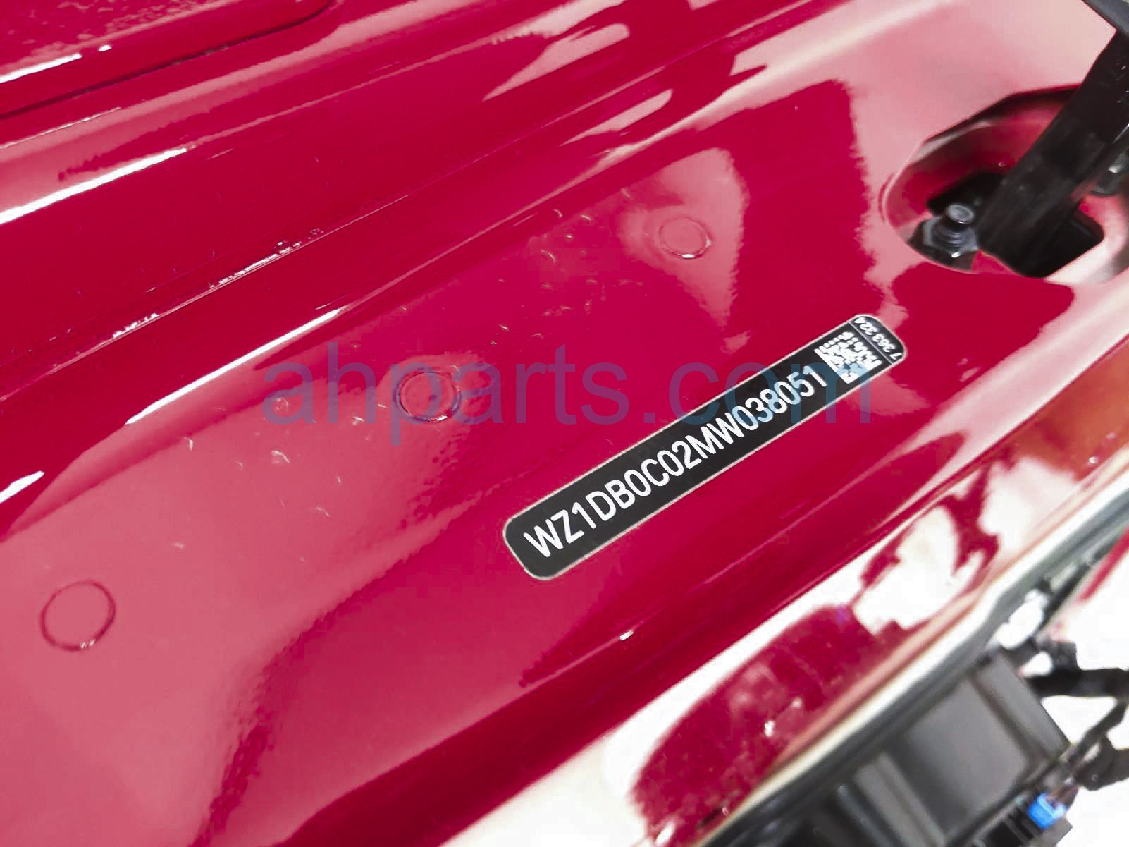 2021 Toyota Supra Front Driver Door - Red - No Mirror/trim 67002