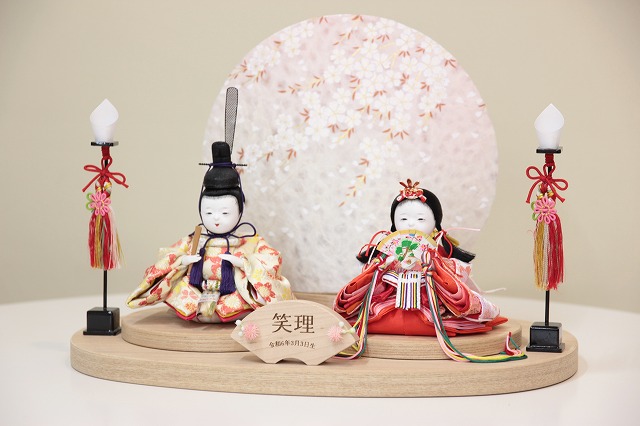 かわいく小さな雛人形です。伝統工芸士の作品です。 | 岡崎市｜味岡