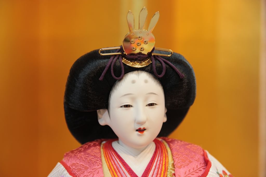 ひな人形 七段飾り 15人揃いすべて希少な桐塑頭 西陣織金襴 高級