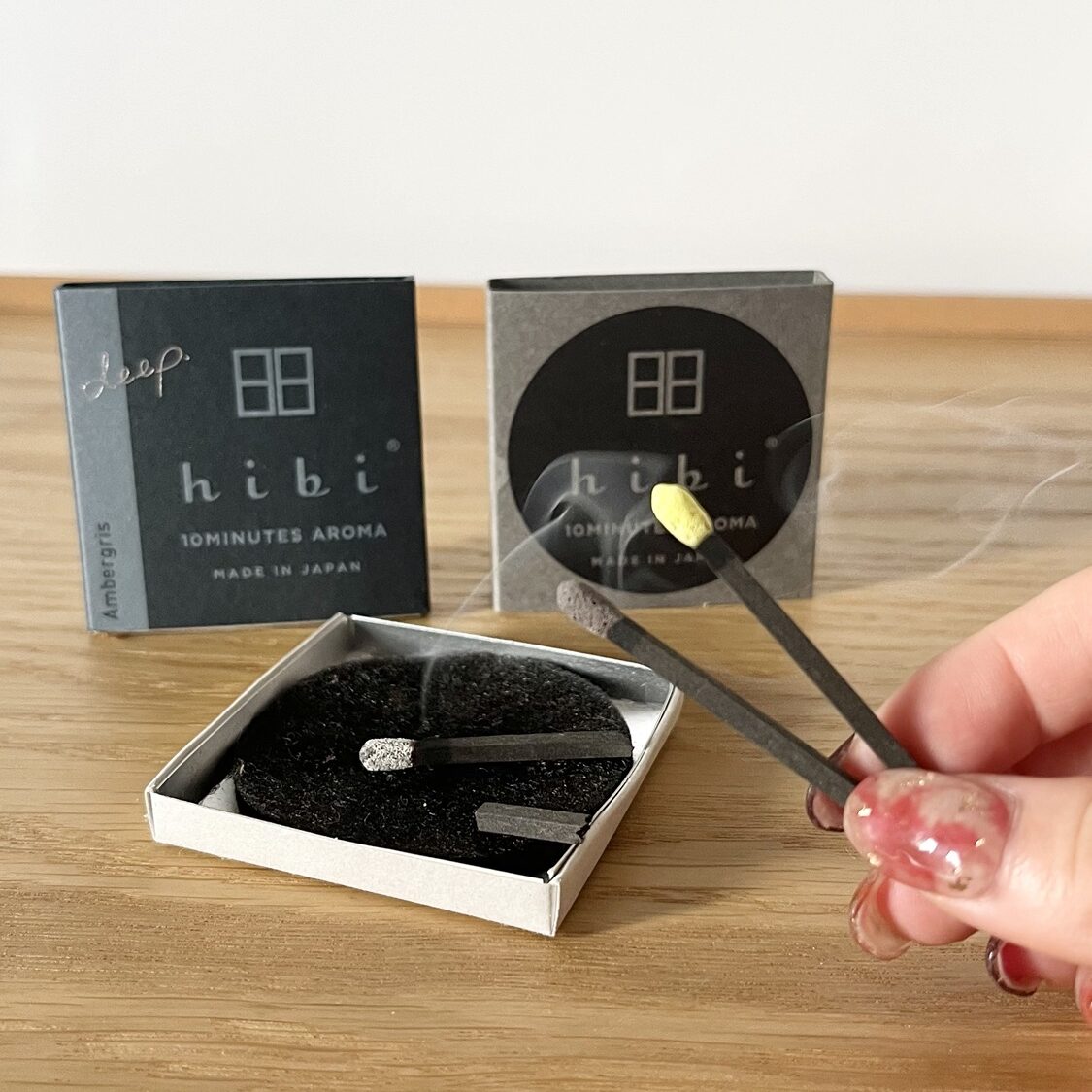 レビュー】hibiのお香使ってみた！マッチ型の泡ったお香を紹介