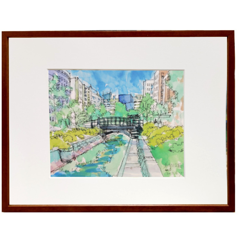 北海道札幌 絵画 販売 蒼い画廊(あおいがろう） 水彩 作品紹介