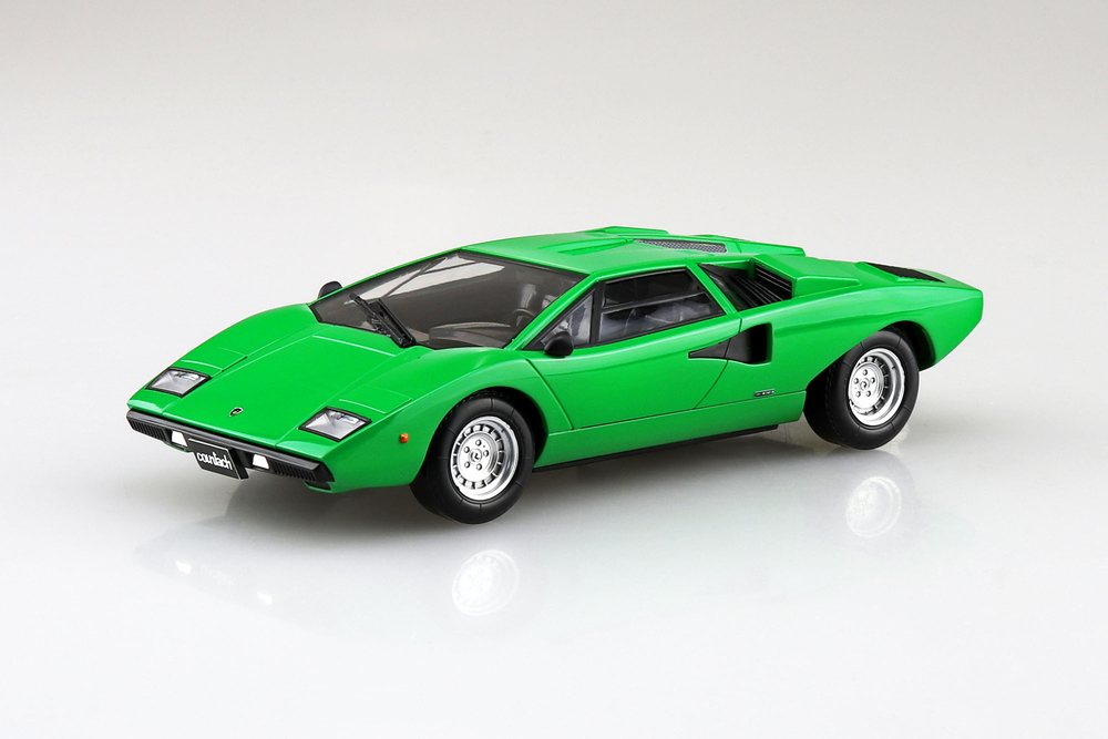 ランボルギーニ カウンタック LP400(グリーン) - AOSHIMA SCALE MODEL