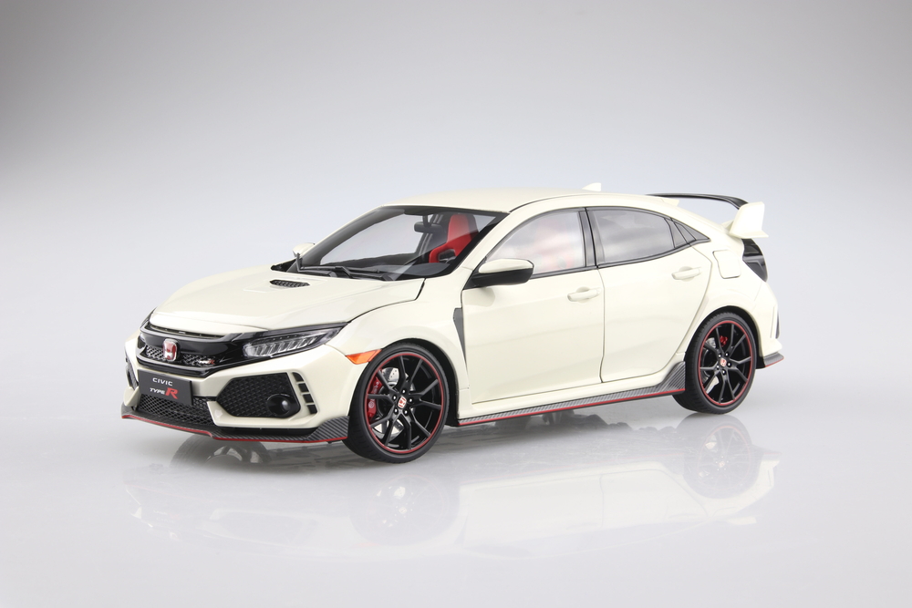 1/18 ホンダ シビック TYPE R チャンピオンシップホワイト - AOSHIMA