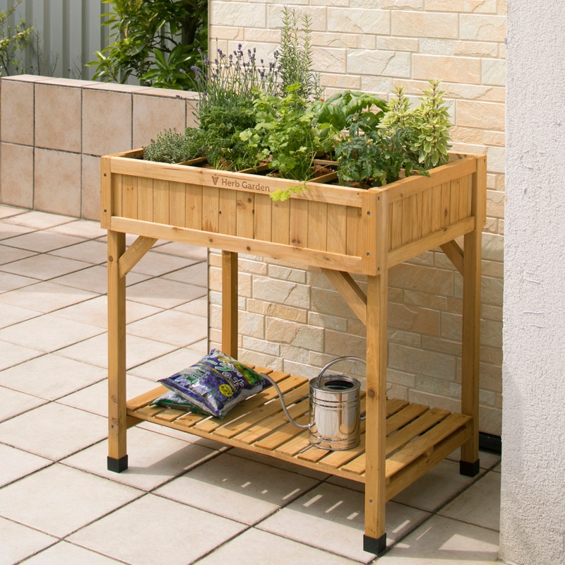 レイズドベッド ハーブプランター ナチュラル /A(ナチュラル
