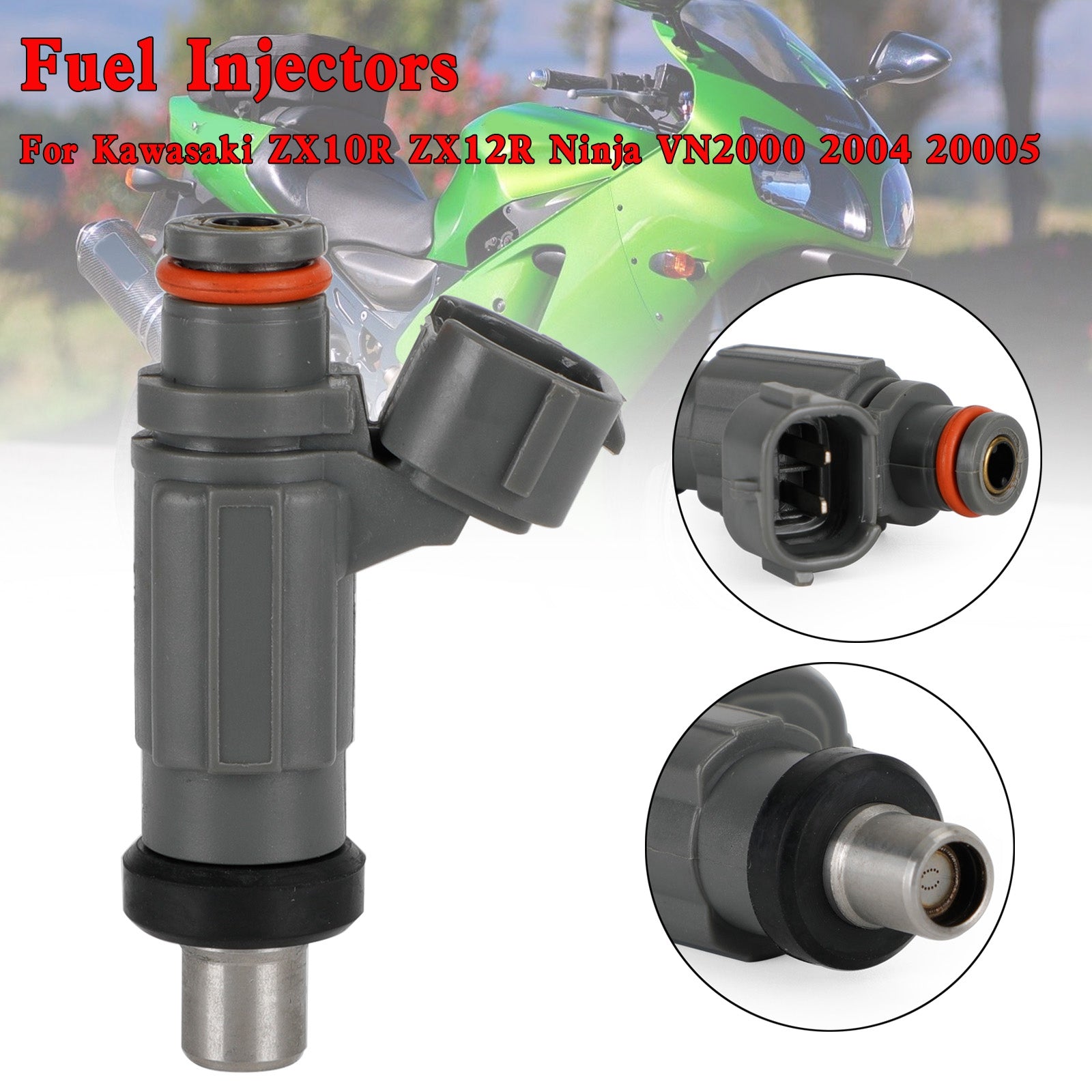 Fuel Injector 49033-0003 OEM For 2004 20005 Kawasaki ZX10R ZX12R Ninja