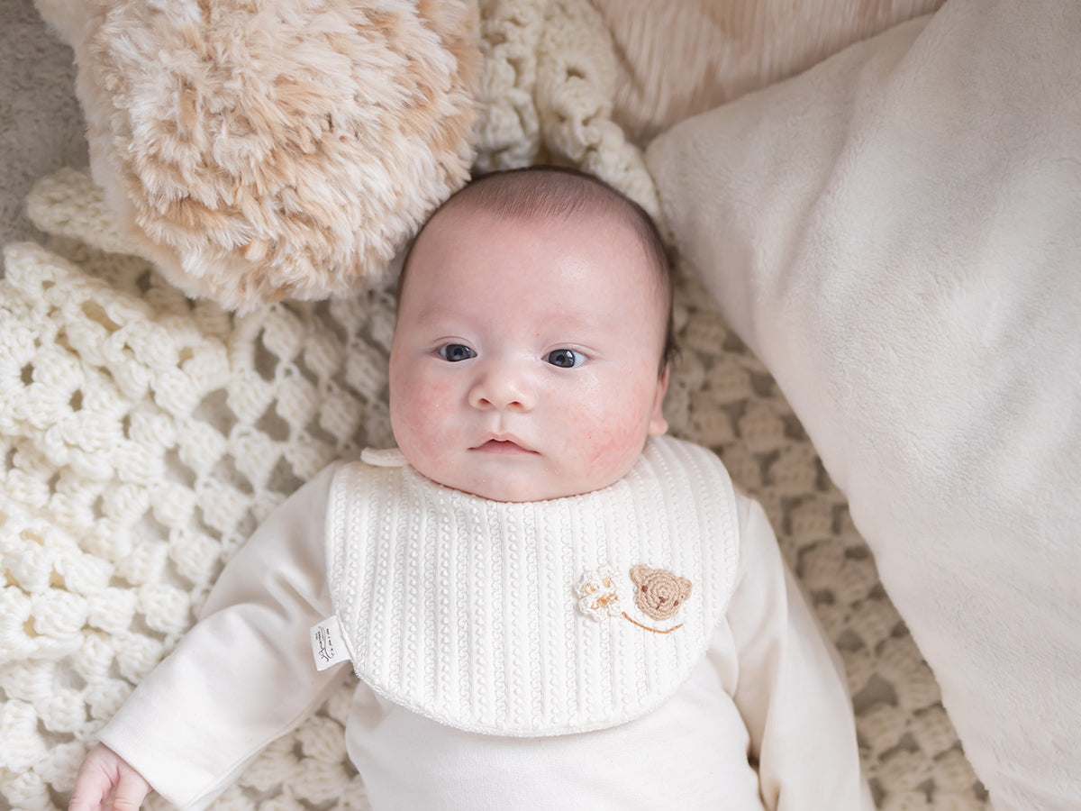 スタイ/手編みモチーフ くま・うさぎ – My little tailor - Amorosa