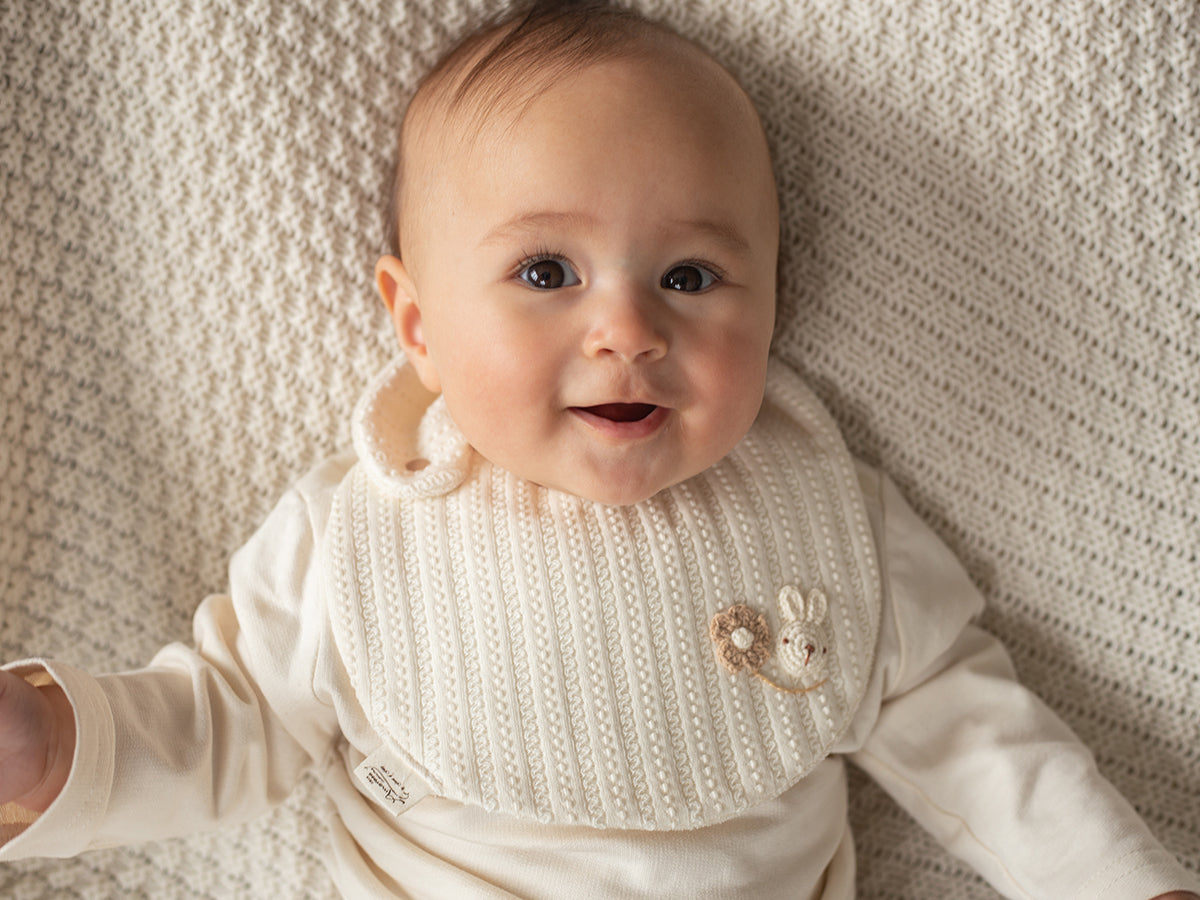 スタイ/手編みモチーフ くま・うさぎ – My little tailor - Amorosa